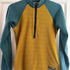 Melanzana Women's Small Microgrid Quarter Zip